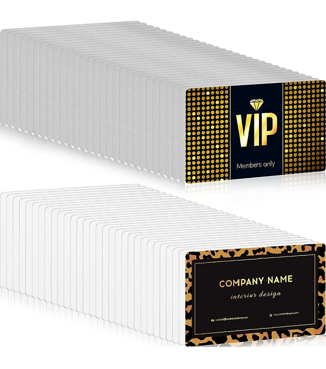 Sublimation Metal Business Card Blanks – One to a Ton Wholesale by Younik